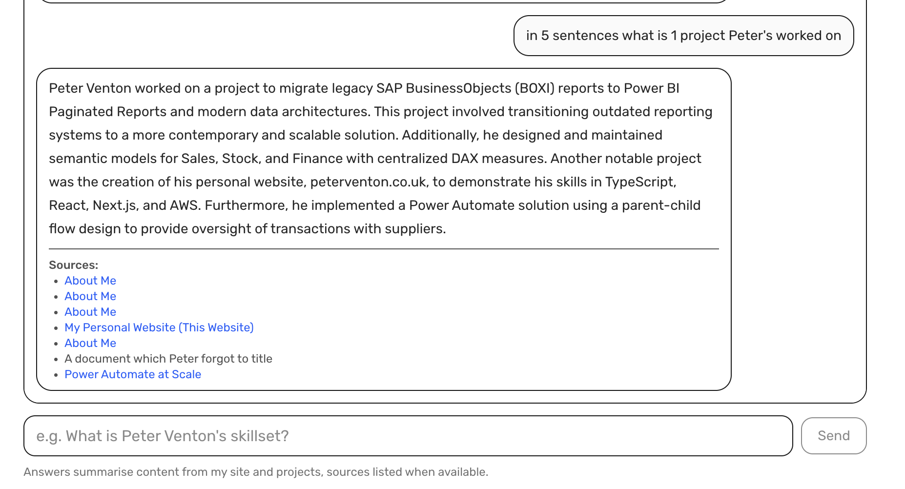Image showing old citations from the AI assistant